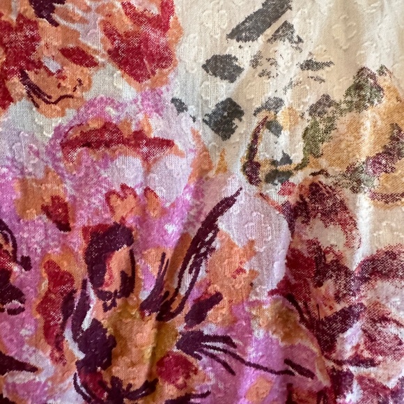 Anthropologie crop floral blouse - Picture 3 of 3